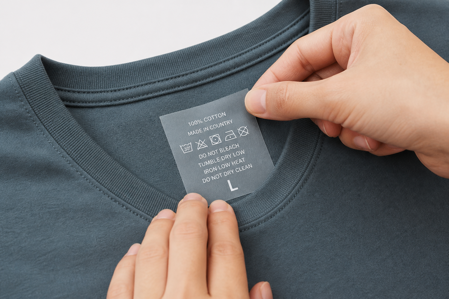 H & MR own manufactured product — Heat Transfer Label